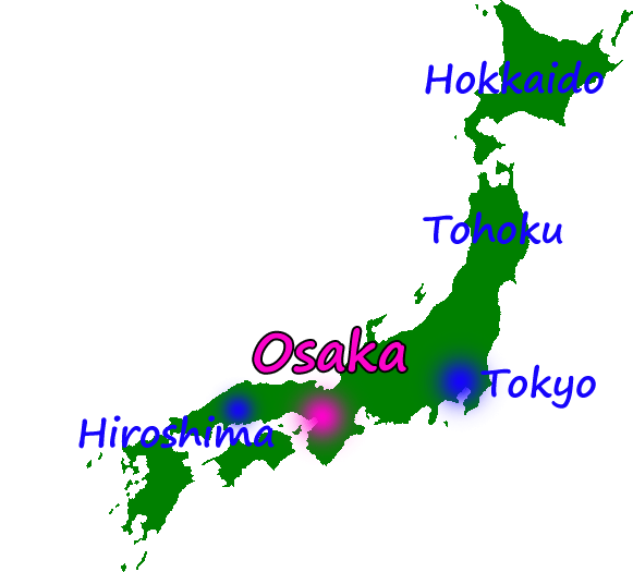 Map of Japan